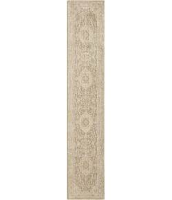 Nourison Retreat Green RET02 2ft. 2in. x 12ft. Rect. Rug