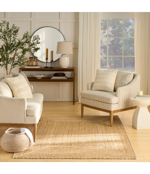 Nourison Terrazzo Jute Natural TRJ01 5 ft. X 7 ft. Rect. Rug