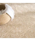 Nourison Washable Charm Beige Ivory WCH03 4 ft. X 6 ft. Rect. Rug