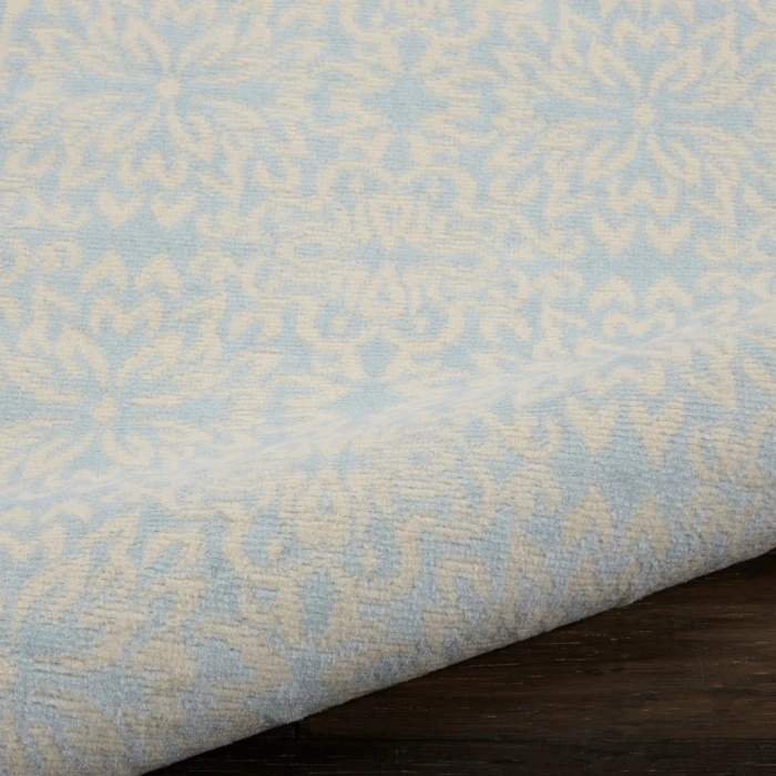 Nourison Jubilant Area Rug JUB06-Ivory/Light Blue