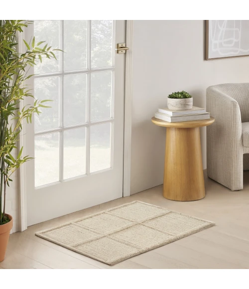 DKNY Pure Framework Beige FRA01 2ft. x 3ft. Rect. Rug