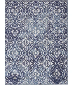 Nourison Home Jubilant Blue JUB21 7ft.10in. x 9ft.10in. Rect. Rug