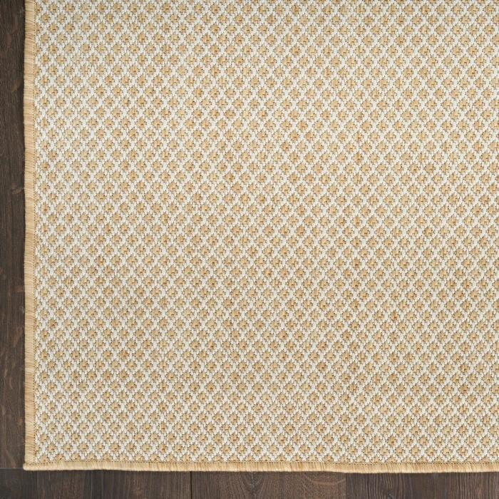 Nourison Courtyard Natural COU01 2 ft. X 6 ft. Rect. Rug