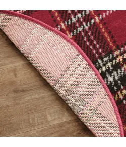 Nourison Home Grafix Red GRF03 3ft. x Round Round Rug