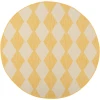 Nourison Positano Yellow POS04 6ft. Round Rug