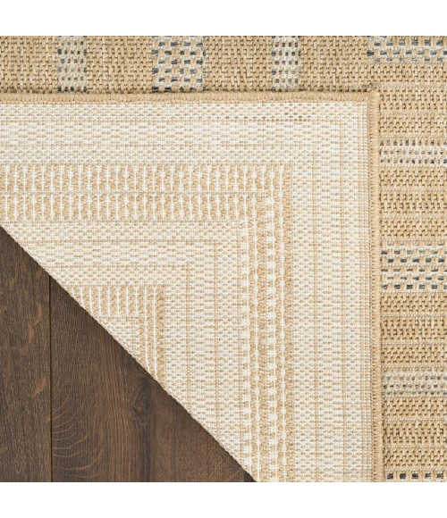 Nourison Tulum Taupe Grey TLM04 2 ft. 2 in. X 10 ft. Rect. Rug