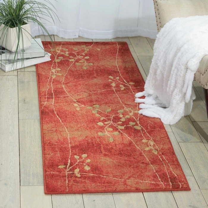 Nourison Somerset Runner Area Rug ST74-Flame