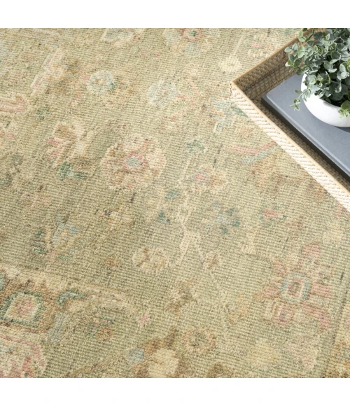 Nourison Heritage Vine Green HTV07 12ft. x 15ft. Rect. Rug