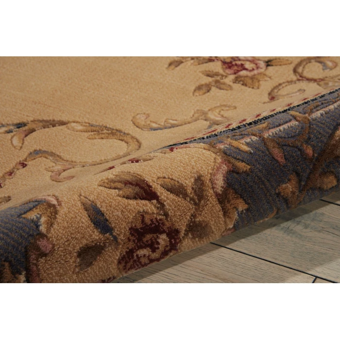 Nourison Home Ashton House Beige AS30 5ft.6in. x Round Round Rug