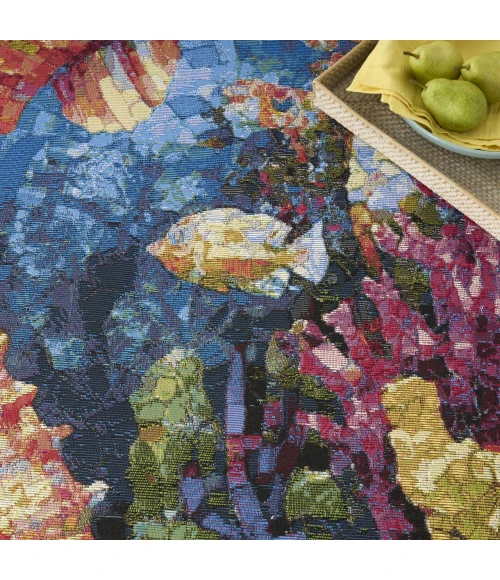 Nourison Home Color Splash Multicolored CSP02 5ft.3in. x 7ft.3in. Rect. Rug