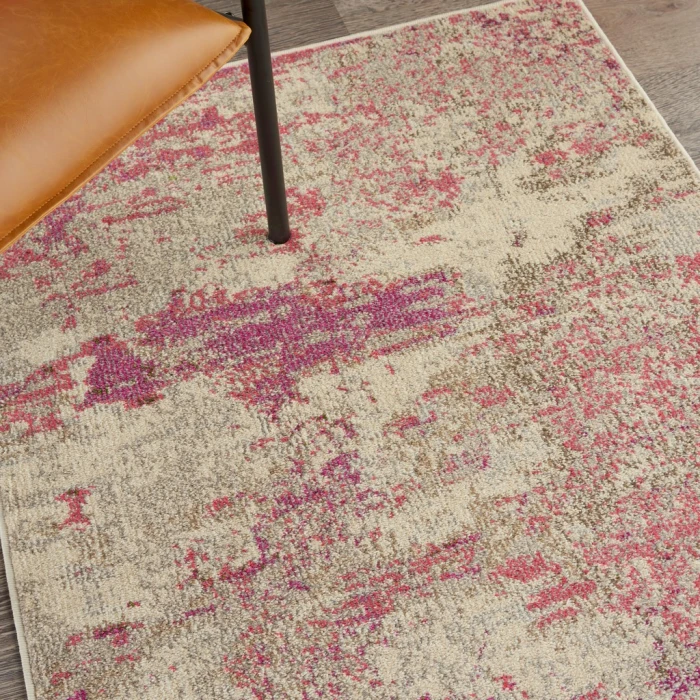 Nourison Celestial Area Rug CES02-Ivory/Pink