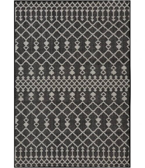 Nourison Positano Black POS02 2ft. x 3ft. Rect. Rug
