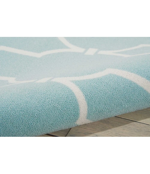 Nourison Home & Garden Area Rug RS087-Aqua