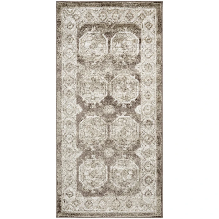 Nourison Dekor Ivory Brown DEK01 2 ft. X 4 ft. Rect. Rug