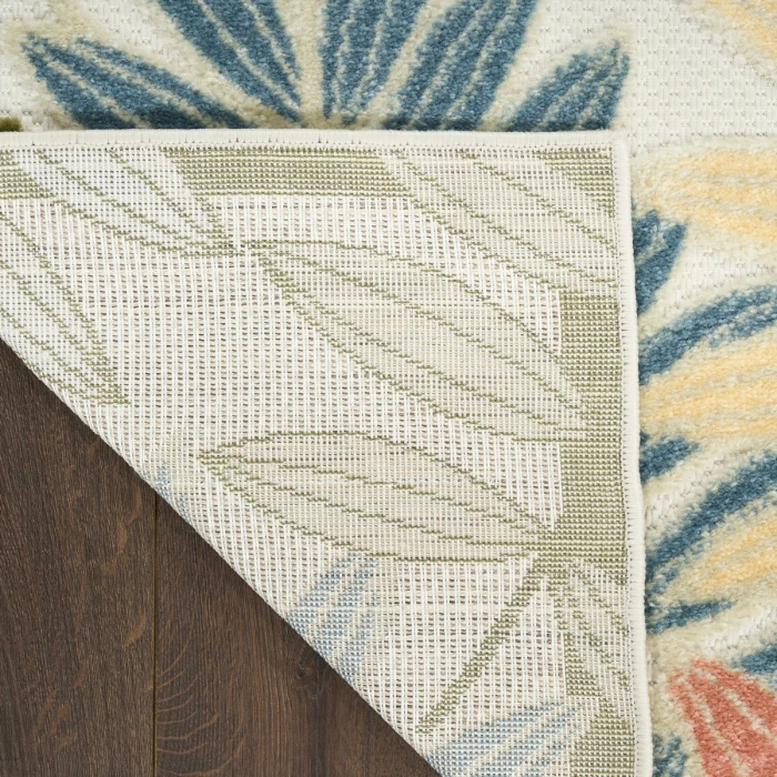 Nourison Aloha Ivory Rose ALH18 3 ft. 6 in. X 5 ft. 6 in. Rect. Rug