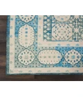 Nourison Home Madera Blue MAD03 7ft.10in. x 10ft. Rect. Rug
