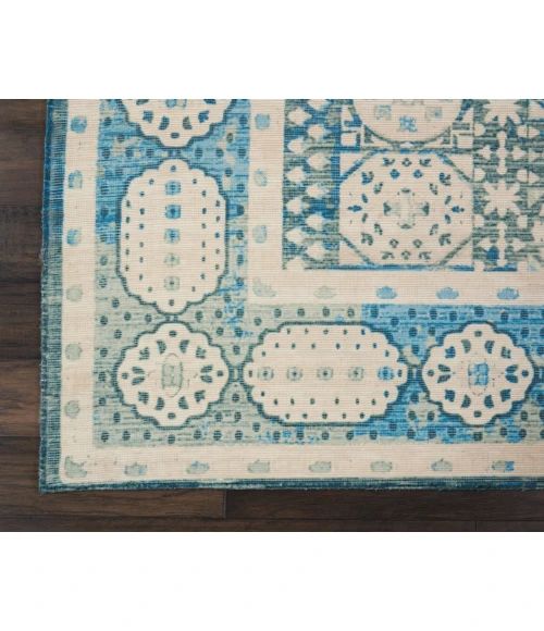 Nourison Home Madera Blue MAD03 7ft.10in. x 10ft. Rect. Rug