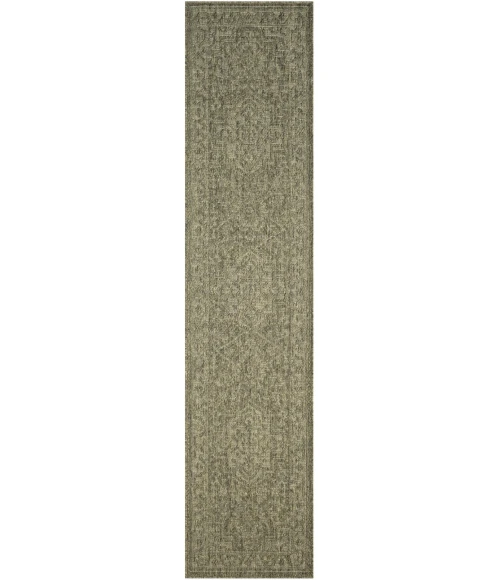 Nourison Tulum Olive TLM05 2 ft. X 6 ft. Rect. Rug
