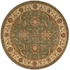 Nourison Home Living Treasures LI04 Green 7 ft. 10 in. Round Area Rug