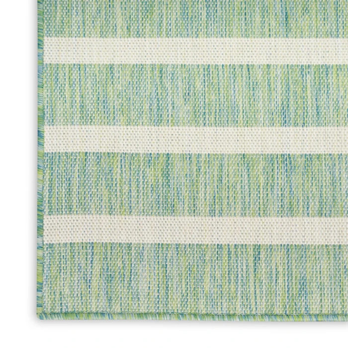 Nourison Positano Blue Green Ivory POS03 9 ft. X 12 ft. Rect. Rug