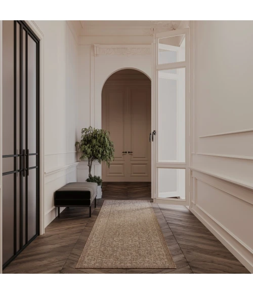 Nourison Tulum Brown TLM05 2 ft. 2 in. X 8 ft. Rect. Rug