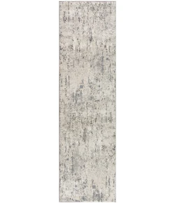 Nourison Home Quarry QUA01 Ivory Blue Grey 2 ft. 2 in. X 7 ft. 6 in. Area Rug