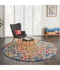 Nourison Aloha Round Area Rug ALH21-Multicolor