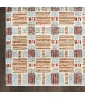 Nourison Nordic Rust Multicolor NRC14 2ft. 2in. x 7ft. 6 Rect. Rug