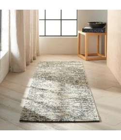 Calvin Klein Home Maya 45785 Hematite 2 ft. 3 in. X 8 ft. Area Rug