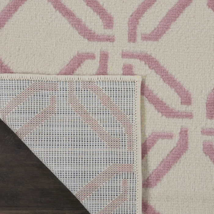 Nourison Jubilant Ivory Pink JUB17 2ft. x 4ft. Rect. Rug