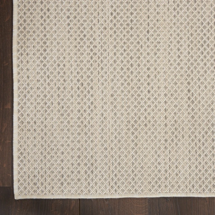 Nourison Courtyard Area Rug COU01-Ivory Silver
