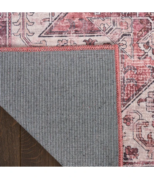 Nourison Nourison Washables Red NWB15 2 ft. 2 in. X 8 ft. Rect. Rug