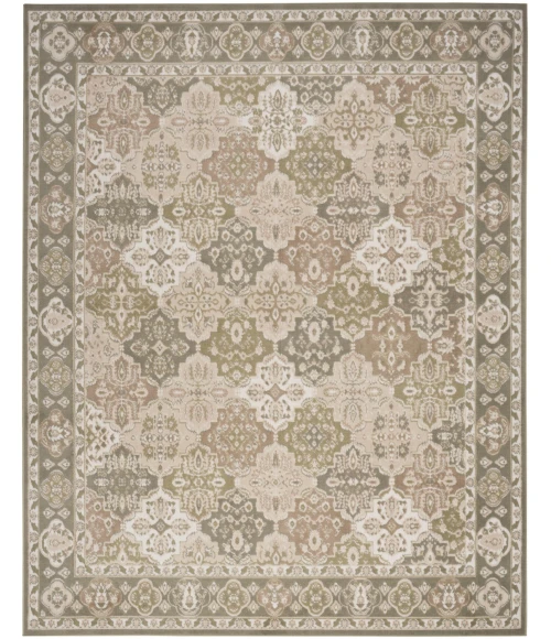Nourison Grafix Green GRF31 6 ft. X 9 ft. Rect. Rug