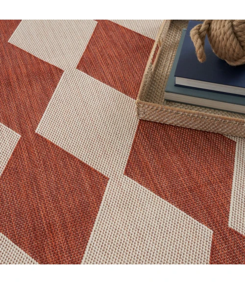 Nourison Positano Terrain POS04 8 ft. X Round Rug