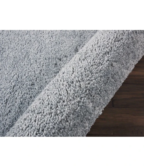 Nourison Malibu Shag Slate MSG01 4ft. x Round Rug