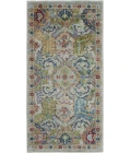 Nourison Ankara Global Grey Multicolor ANR12 2ft. x 4ft. Rect. Rug
