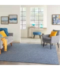 Nourison Positano Area Rug POS01 Navy Blue 10' x 14'