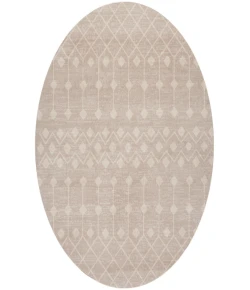 Nourison Home Grafix GRF37 Beige 5 ft. 3 in. Round Area Rug