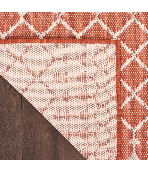 Nourison Positano Terracotta POS02 9 ft. X 12 ft. Rect. Rug
