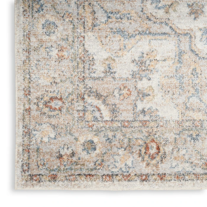 Nourison Astra Machine Washable Area Rug ASW12 Grey/Multi