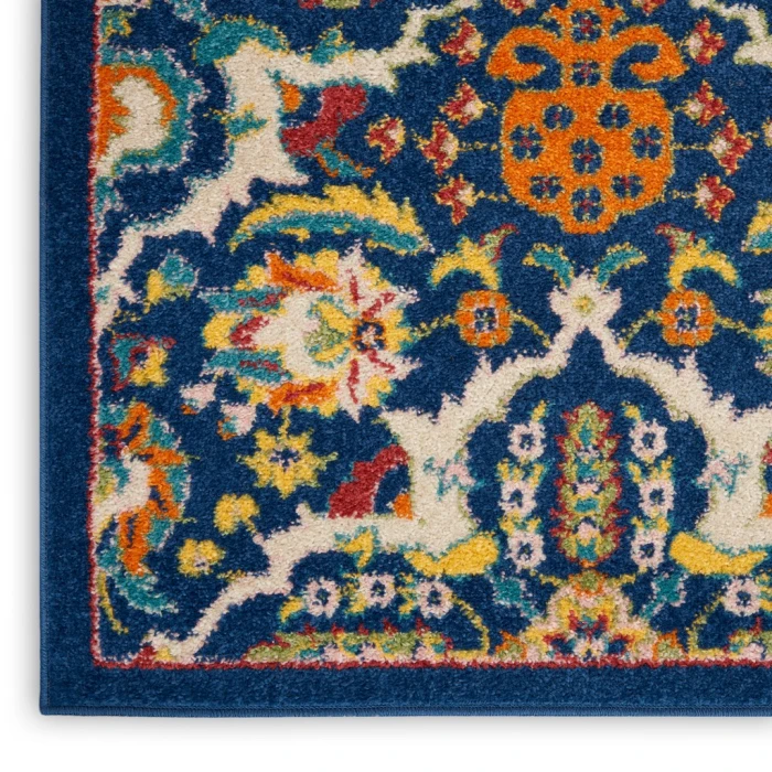Nourison Allur Area Rug ALR03-Navy Multicolor