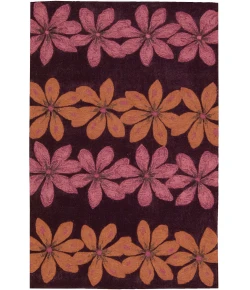 Nourison Home Contour Plum CON16 3ft.6in. x 5ft.6in. Rect. Rug