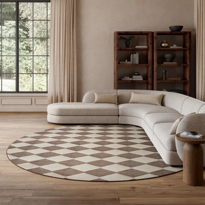 Nourison Positano Natural POS04 12ft. Round Rug