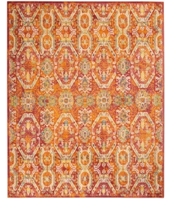 Nourison Home Allur ALR05 Red Multicolor 7 ft. 10 in. X 9 ft. 10 in. Area Rug