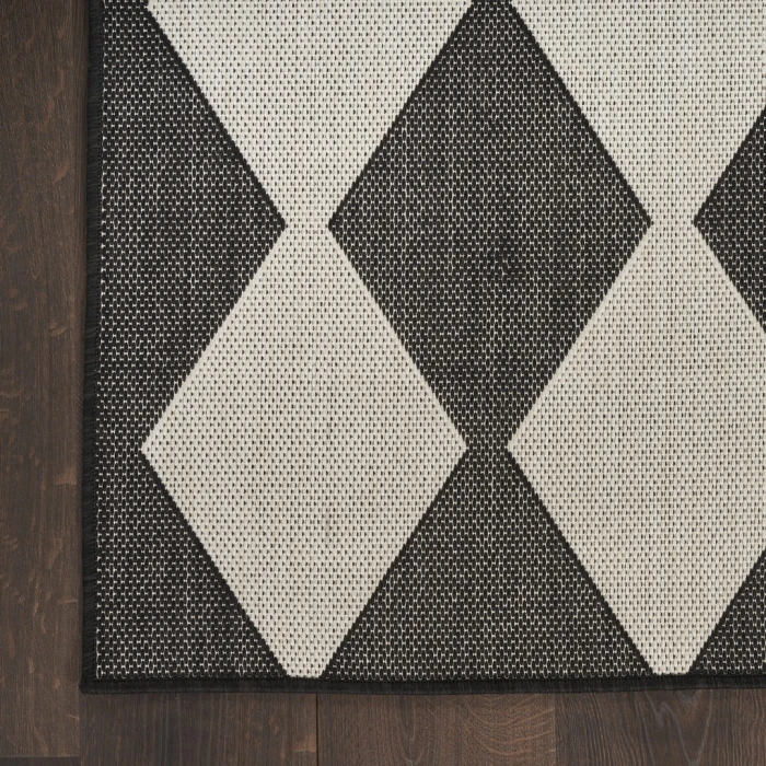 Nourison Positano Black POS04 12ft. x 15ft. Rect. Rug