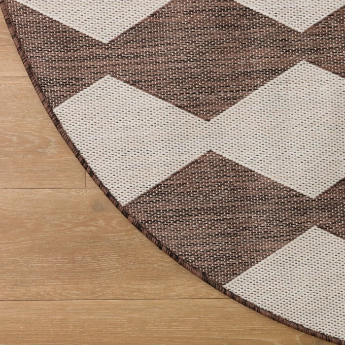 Nourison Positano Natural POS04 8 ft. X Round Rug