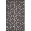 Nourison Home Horizon Indoor/Outdoor HOZ01 Charcoal 3 ft. X 5 ft. Area Rug