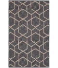 Nourison Horizon Indoor/Outdoor Charcoal HOZ01 3 ft. X 5 ft. Rect. Rug