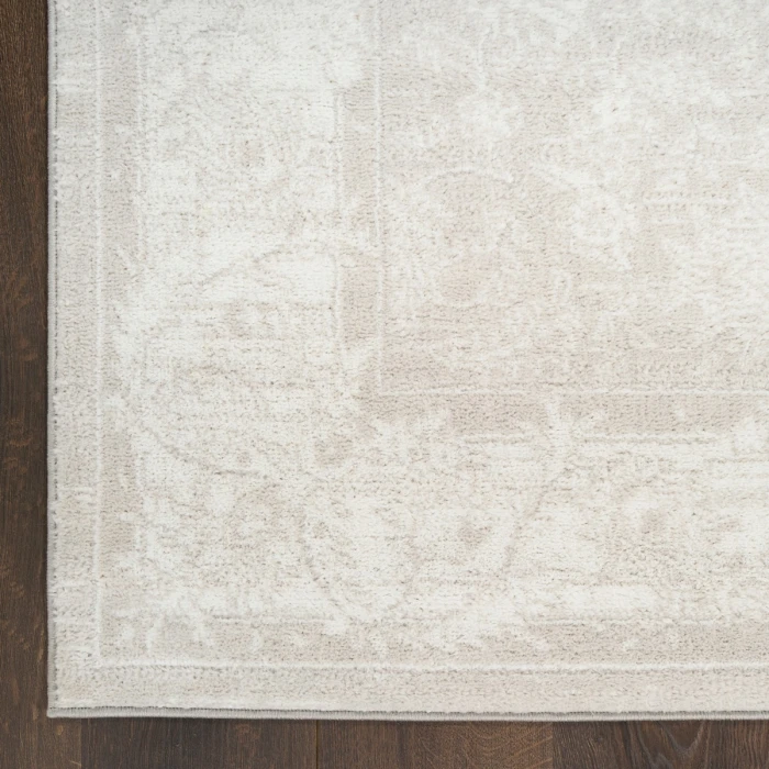 Nourison Dekor Light Grey DEK09 7 ft. 10 in. x 9 ft. 10 in. Rect. Rug