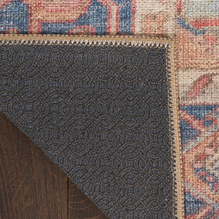 Nourison Vintage Washables Blue Coral VWS13 2 ft. 2 in. X 8 ft. Rect. Rug